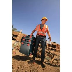 17.5 in. L x 14 in. W x 10 in. H Stackable Medium Tool Storage Hard Case by Bosch -Bosch outlet store blue bosch modular tool storage systems lboxx 3 fa 1000 1