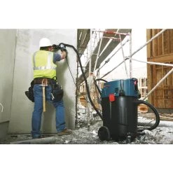 14 Gallon Corded Wet/Dry Dust Extractor Vacuum with Automatic Filter Clean and HEPA Filter by Bosch -Bosch outlet store blues bosch wet dry vacuums vac140ah 4f 1000