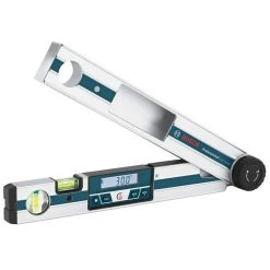 Miter Finder Digital Angle Finder Features Miter Cut Calculator, Protractor and Level with Carrying Case by Bosch