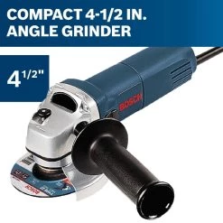 6 Amp Corded 4-1/2 in. Small Angle Grinder by Bosch 14 6 Amp Corded 4-1/2 in. Small Angle Grinder by Bosch -Bosch outlet store bosch angle grinders 1375a 1f 1000