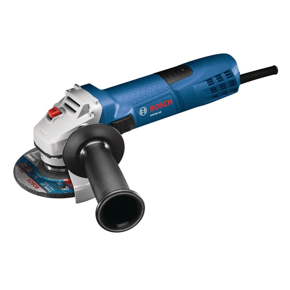 7.5 Amp Corded 4-1/2 in. Angle Grinder with Lock-on Slide Switch by Bosch 1 7.5 Amp Corded 4-1/2 in. Angle Grinder with Lock-on Slide Switch by Bosch