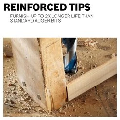 Daredevil 7/8 in. x 17 in. Auger Bit by Bosch 12 Daredevil 7/8 in. x 17 in. Auger Bit by Bosch -Bosch outlet store bosch auger bits nklt14 76 1000