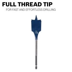 Daredevil 12 in. QC Spade Drill Bit Extension by Bosch 11 Daredevil 12 in. QC Spade Drill Bit Extension by Bosch -Bosch outlet store bosch bit holders extensions dqce1012 1f 1000