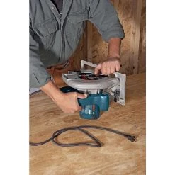 15 Amp 7-1/4 in. Corded Circular Saw with 24-Tooth Carbide Blade by Bosch -Bosch outlet store bosch circular saws cs5 4f 1000