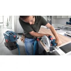 6-1/2 in. 13 Amp Corded Track Saw with Plunge Action and L-Boxx Carrying Case by Bosch -Bosch outlet store bosch circular saws gkt13 225l 4f 1000