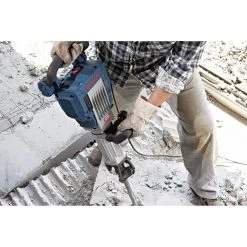 15 Amp 1-1/8 in. Corded Concrete Electric Hex Breaker Hammer Kit with Hard Carrying Case with Wheels by Bosch -Bosch outlet store bosch demolition breaker hammers 11335k fa 1000