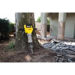 Brute 15 Amp 1-1/8 in. Corded Concrete Portable Electric Hex Breaker Hammer Kit with Cart and 2 Chisels by Bosch -Bosch outlet store bosch demolition breaker hammers bh2760vcb 1f 1000