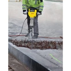 Brute 15 Amp 1-1/8 in. Corded Concrete Portable Electric Hex Breaker Hammer Kit with Cart and 2 Chisels by Bosch -Bosch outlet store bosch demolition breaker hammers bh2760vcb 4f 1000