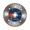 4-1/2 in. Small Angle Grinder Premium Turbo Rim Diamond Blade for Smooth Cut for Concrete and Masonry Materials by Bosch