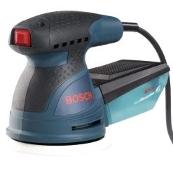 2.5 Amp 5 in Corded Single Speed Palm Random Orbital Sander/Polisher by Bosch -Bosch outlet store bosch disc sanders ros10 4f 1000
