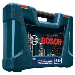 High Speed Steel Drilling and Driving Mixed Bit Set (91-Piece) by Bosch -Bosch outlet store bosch drill bit combination sets ms4091 a0 1000