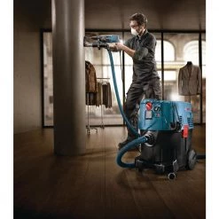 9 Gal. Corded Wet/Dry Dust Extractor Vacuum with HEPA Filter and Bonus SDS-Max and SDS-Plus Universal Dust Attachment by Bosch -Bosch outlet store bosch dust collectors vac090ah hdc200 4f 1000