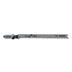 4 in. 10 TPI High Carbon Steel T-Shank Jig Saw Blade for Cutting Wood (5-Pack) by Bosch