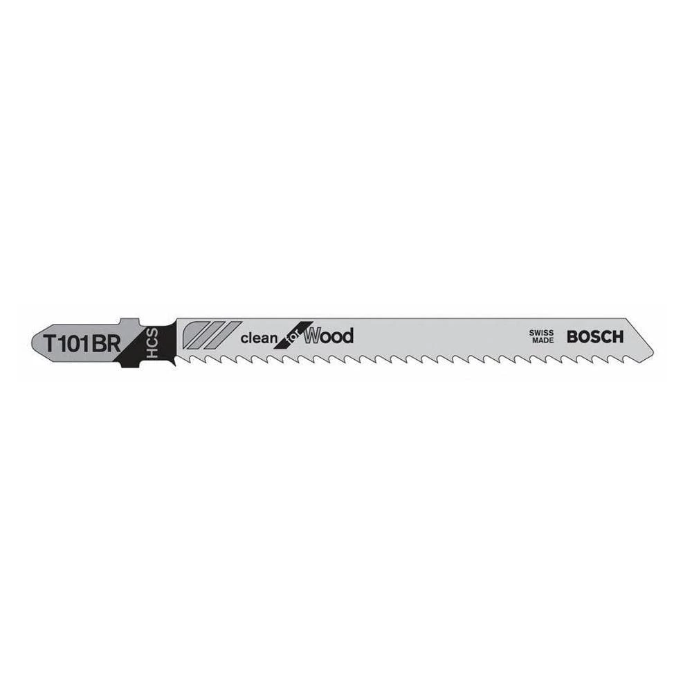 4 in. 10 Teeth Per Inch High Carbon Steel Jig Saw Blade for Cutting Wood, Plastic, and Laminated Particleboard (5-Pack) by Bosch 1 4 in. 10 Teeth Per Inch High Carbon Steel Jig Saw Blade for Cutting Wood, Plastic, and Laminated Particleboard (5-Pack) by Bosch