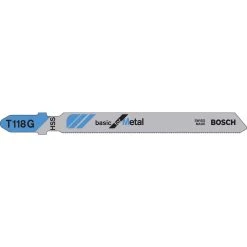 3 in. 36 TPI High Speed Steel T-Shank Jig Saw Blade For Cutting Metals (5-Pack) by Bosch