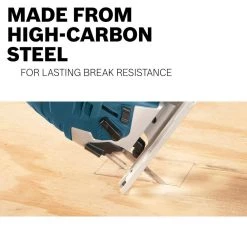 12 Teeth Bi-Metal T-Shank Jig Saw Blade Set for Cutting Medium-Thin Metals (3-Pack) by Bosch -Bosch outlet store bosch jigsaw blade t121bf3 d4 1000