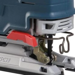 7.2 Amp Corded Variable Speed Barrel-Grip Jig Saw Kit with Assorted Blades and Carrying Case by Bosch -Bosch outlet store bosch jigsaws js572ebk 66 1000