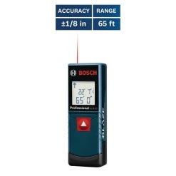 BLAZE 65 ft. Laser Distance Tape Measuring Tool with Real Time Measuring by Bosch -Bosch outlet store bosch laser distance measurer glm 20 x 1d 1000