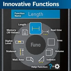 BLAZE 165 ft. Green Laser Distance Tape Measuring Tool with Bluetooth, Haptic Feedback, and Measurement Rounding by Bosch -Bosch outlet store bosch laser distance measurer glm165 27cg 77 1000