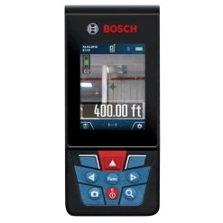 BLAZE 400 ft. Outdoor Laser Distance Tape Measuring Tool with Bluetooth and Camera Viewfinder by Bosch -Bosch outlet store bosch laser distance measurer glm400c 4f 1000