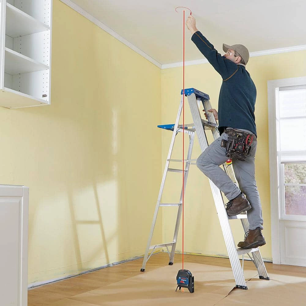 65 ft. Cross Line Laser Level with Plumb Points Self Leveling includes Hard Carrying Case and Precision Mount by Bosch 10 65 ft. Cross Line Laser Level with Plumb Points Self Leveling includes Hard Carrying Case and Precision Mount by Bosch - Image 10