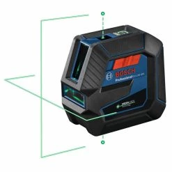 100 ft. Green Combination Laser Level Self Leveling with VisiMax Technology, Fine Adjustment Mount & Hard Carrying Case by Bosch