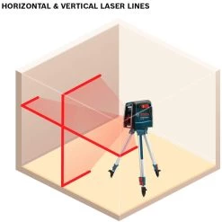 30 ft. Cross Line Laser Level Self Leveling with 360 Degree Flexible Mounting Device and Carrying Pouch by Bosch -Bosch outlet store bosch laser level gll 30 s 31 1000