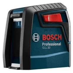 30 ft. Cross Line Laser Level Self Leveling with 360 Degree Flexible Mounting Device and Carrying Pouch by Bosch -Bosch outlet store bosch laser level gll 30 s 66 1000