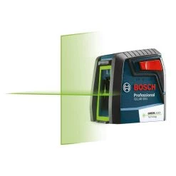 40 ft. Green Cross Line Laser Level Self Leveling with VisiMax Technology, 360 Degree Mounting Device and Carrying Pouch by Bosch -Bosch outlet store bosch laser level gll 40 20 g 1d 1000