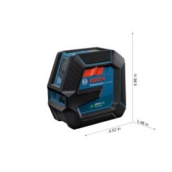 Reconditioned 100 ft. Green Self-Leveling Cross-Line Laser Level by Bosch -Bosch outlet store bosch laser level gll100 40g rt 4f 1000
