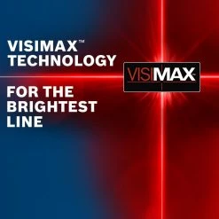 200 ft. Red 360-Degree Laser Level Self Leveling with Visimax Technology, Fine Adjustment Mount and Hard Carrying Case by Bosch -Bosch outlet store bosch laser level gll3 300 1d 1000