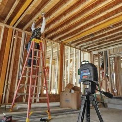 200 ft. Green 360-Degree Laser Level Self Leveling with Visimax Technology, Fine Adjustment Mount and Hard Carrying Case by Bosch -Bosch outlet store bosch laser level gll3 300g fa 1000