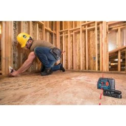 100 ft. 5 Point Plumb and Square Laser Level Self Leveling with Hard Carrying Case by Bosch -Bosch outlet store bosch laser level gpl 5 s c3 1000
