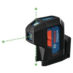 125 ft. Green 3-Point Self-Leveling Laser with VisiMax Technology, Integrated MultiPurpose Mount, and Hard Carrying Case by Bosch