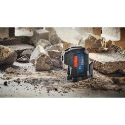 125 ft. Green 3-Point Self-Leveling Laser with VisiMax Technology, Integrated MultiPurpose Mount, and Hard Carrying Case by Bosch 25 125 ft. Green 3-Point Self-Leveling Laser with VisiMax Technology, Integrated MultiPurpose Mount, and Hard Carrying Case by Bosch -Bosch outlet store bosch laser level gpl100 30g 76 1000