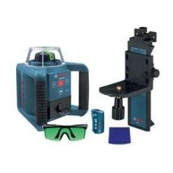 1000 ft. Horizontal/Vertical Rotary Laser Level Self Leveling Complete Kit with Bright Green Beams & Hard Carrying Case by Bosch -Bosch outlet store bosch laser level grl300hvg 1d 1000