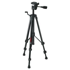 Compact Tripod with Extendable Height for Use with Line Lasers, Point Lasers, and Laser Distance Tape Measuring Tools by Bosch