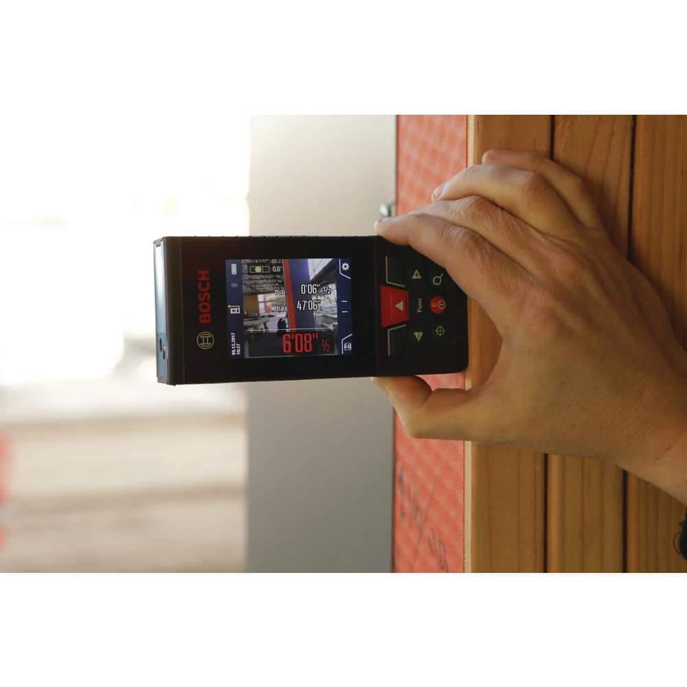 Compact Tripod with Extendable Height Plus Blaze 400 ft. Outdoor Laser Measure with Bluetooth and Camera Viewfinder by Bosch 9 Compact Tripod with Extendable Height Plus Blaze 400 ft. Outdoor Laser Measure with Bluetooth and Camera Viewfinder by Bosch - Image 9