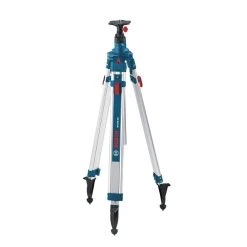 110 in. Heavy-Duty Aluminum Quick Clamp Elevator Tripod with Heavy-Duty Webbing Shoulder Strap by Bosch