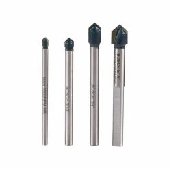 Glass and Tile Carbide Tipped Drill Bit Set (4-Piece) by Bosch
