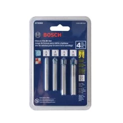 Glass and Tile Carbide Tipped Drill Bit Set (4-Piece) by Bosch 12 Glass and Tile Carbide Tipped Drill Bit Set (4-Piece) by Bosch -Bosch outlet store bosch masonry drill bits gt2000 66 1000