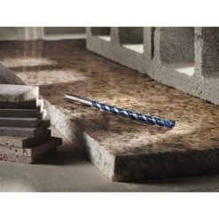 1/2 in. x 4 in. x 6 in. BlueGranite Turbo Carbide Hammer Drill Bit for Concrete, Stone and Masonry Drilling by Bosch -Bosch outlet store bosch masonry drill bits hcbg16t 1f 1000