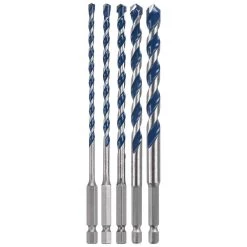 Assortment Pack of BlueGranite Turbo Carbide Hammer Drill Bits (5-Piece) by Bosch