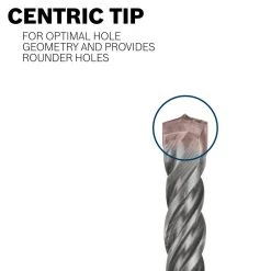 Bulldog SDS-Plus Carbide Tipped Rotary Hammer Bit Set (5-Piece) by Bosch -Bosch outlet store bosch masonry drill bits hck005 76 1000