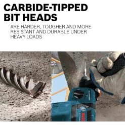 Bulldog SDS-Plus Chisels/Carbide Masonry Trade Rotary Hammer Bit Set (6-Piece) by Bosch 12 Bulldog SDS-Plus Chisels/Carbide Masonry Trade Rotary Hammer Bit Set (6-Piece) by Bosch -Bosch outlet store bosch masonry drill bits hcst006 1f 1000