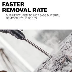 Bulldog Xtreme 1-1/2 in. x 10 in. SDS-Plus Hammer Steel Self-Sharpening Tile Chisel by Bosch -Bosch outlet store bosch masonry drill bits hs1465 fa 1000