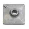 5 in. x 5 in. Hammer Steel Round Hex Shank Tamper Plate by Bosch