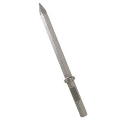 20 in. Hammer Steel 1-1/8 in. Hex Moil Point Chisel for General Chipping Work by Bosch