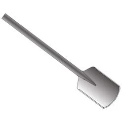 21 in. x 5-3/8 in. Hammer Steel 1-1/8 in. Hex Clay Spade by Bosch