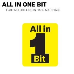 Daredevil 1/4 in. Multi-Purpose Tungsten Carbide Drill Bit for Drilling Tile, Masonry, Wood, Metal and Concrete by Bosch -Bosch outlet store bosch masonry drill bits mp06 1d 1000